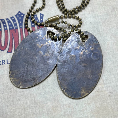 RRL Dog Tag Pendant Necklace Accessory