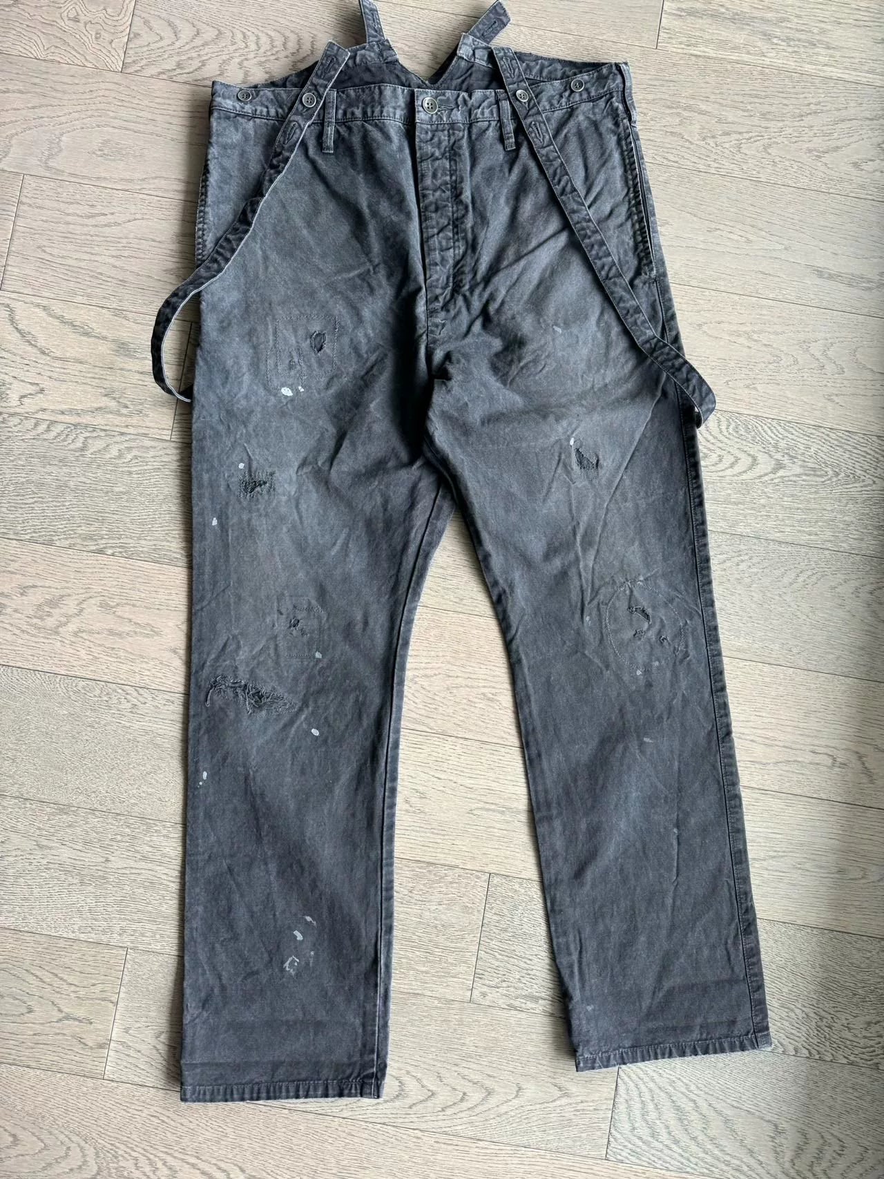 visvim TRAVAILLER BRACES PANTS DMGD