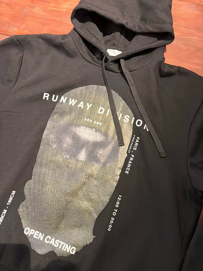 black graphic hoodie size medium