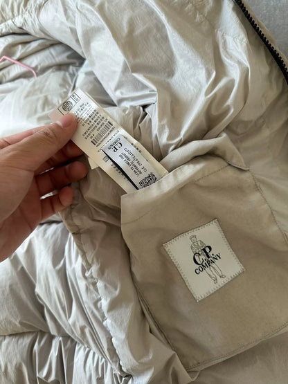 CP Company 23FW Light Gray Down Jacket
