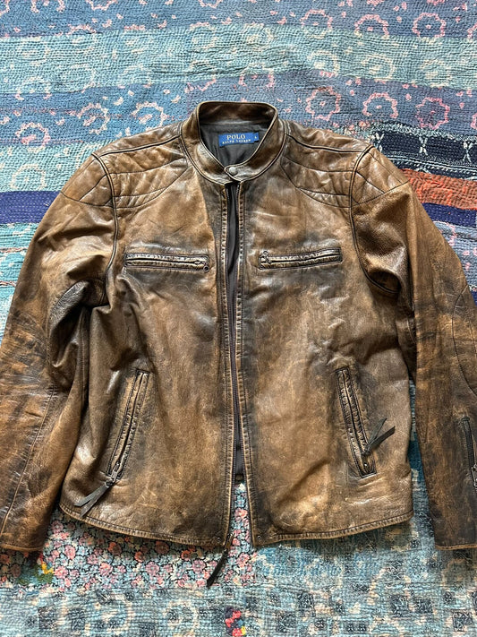 Ralph Lauren Vintage Motorcycle Leather Jacket