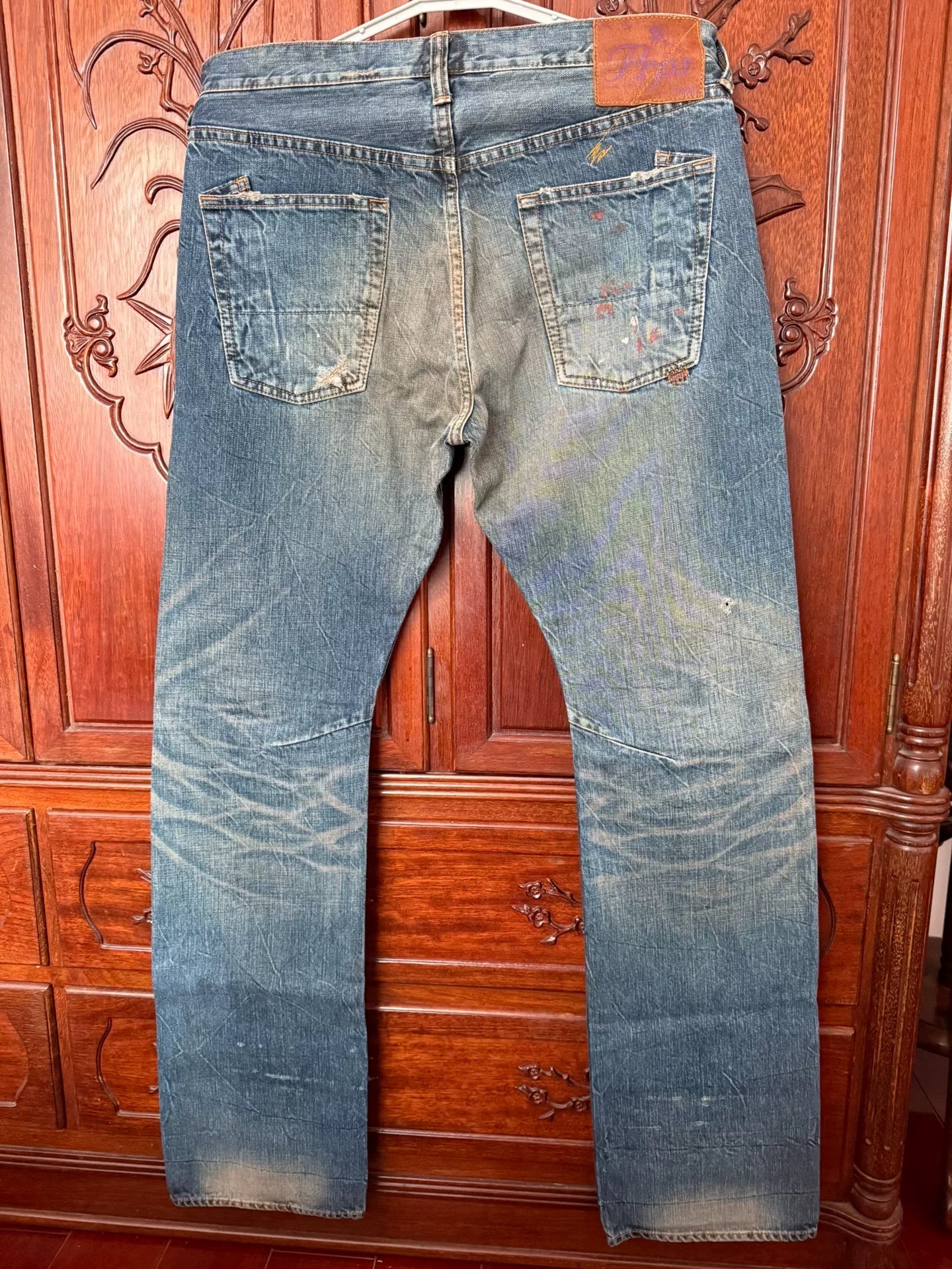 Prps Men's Vintage Acid Wash Jeans