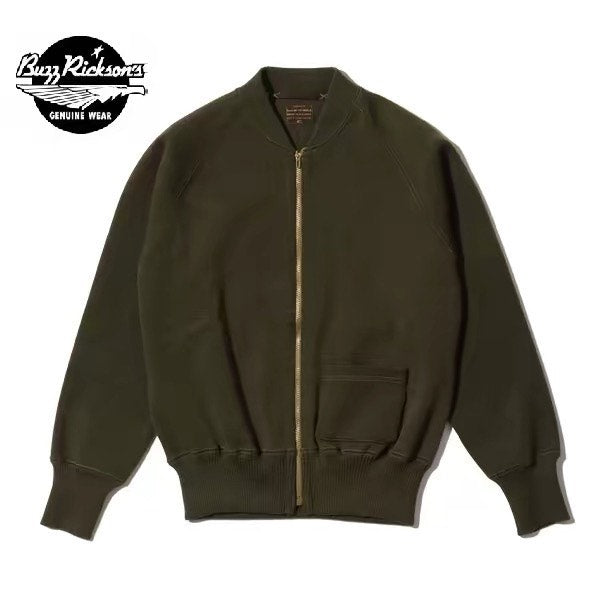 Buzz Rickson's Military Wool C-2 Zip Sweatshirt