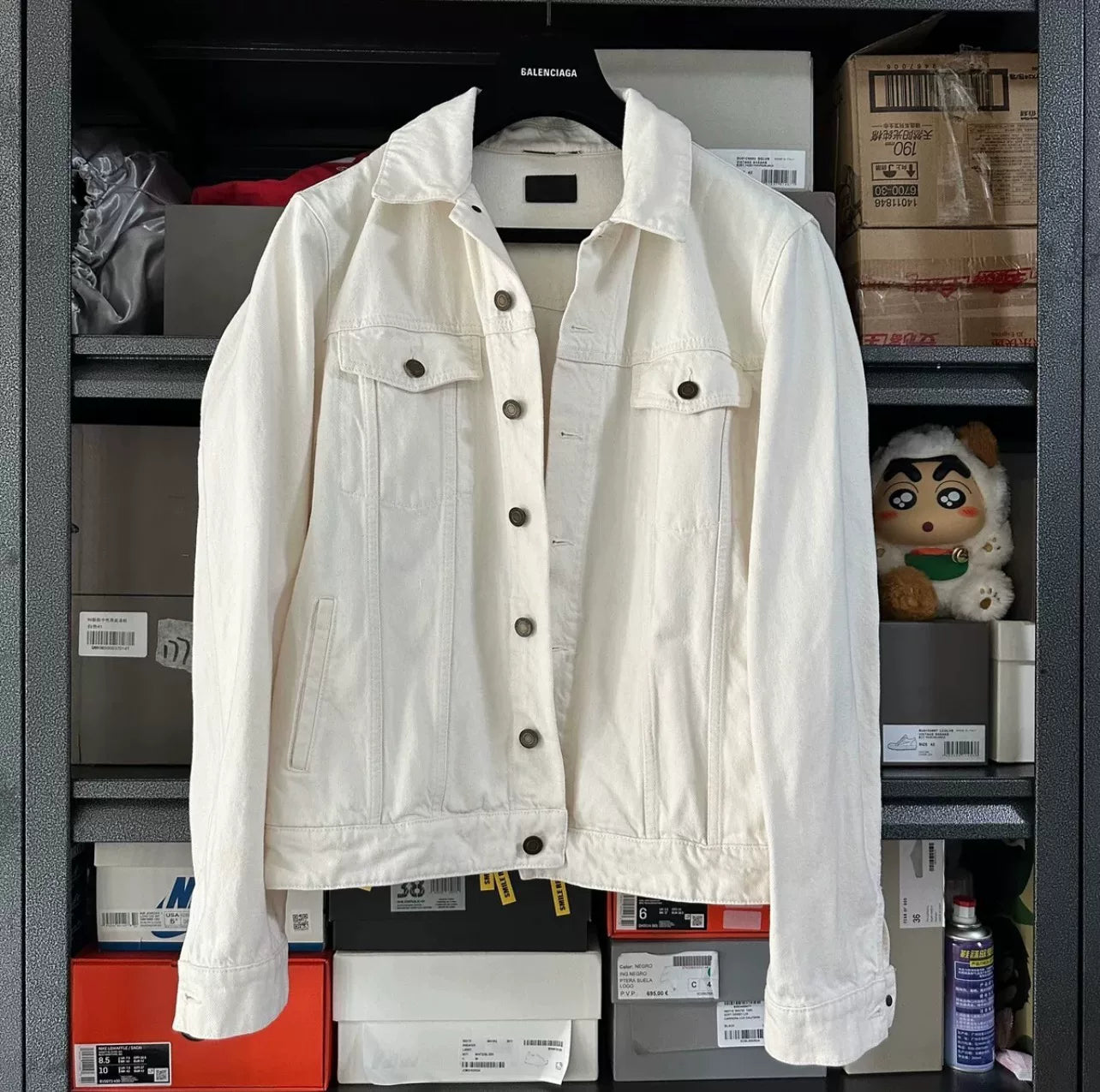 Saint Laurent SS22 White Denim Jacket Men