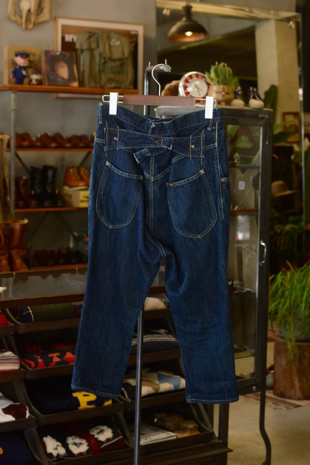 Kapital Denim Cropped Jodhpurs
