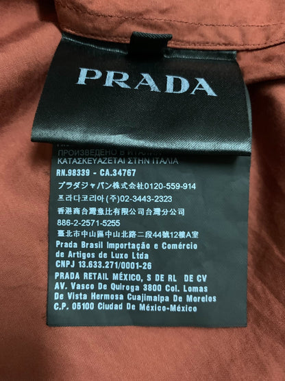 PRADA Colorblock Shirt with Straight Hem