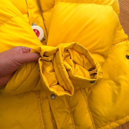 Yellow Hooded Puffer Jacket RL Rugby