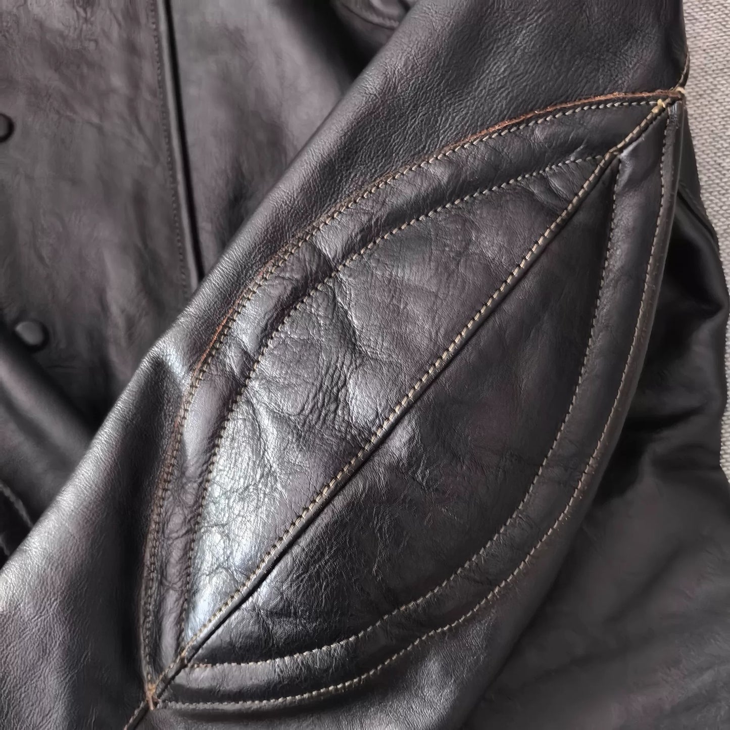 Toys McCoy Black Leather Racing Jacket