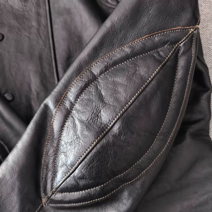 Toys McCoy Black Leather Racing Jacket