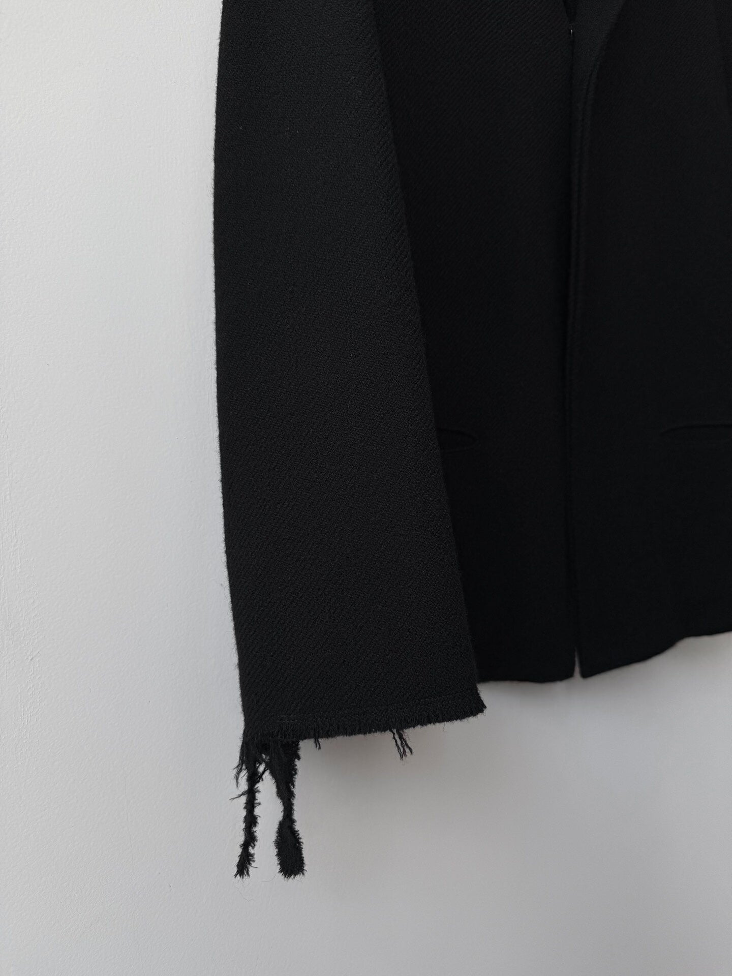 yohji yamamoto y's minimalist wool coat