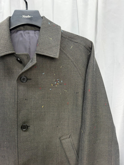 UNDERCOVER Hand-sewn Cross Embroidery Coat