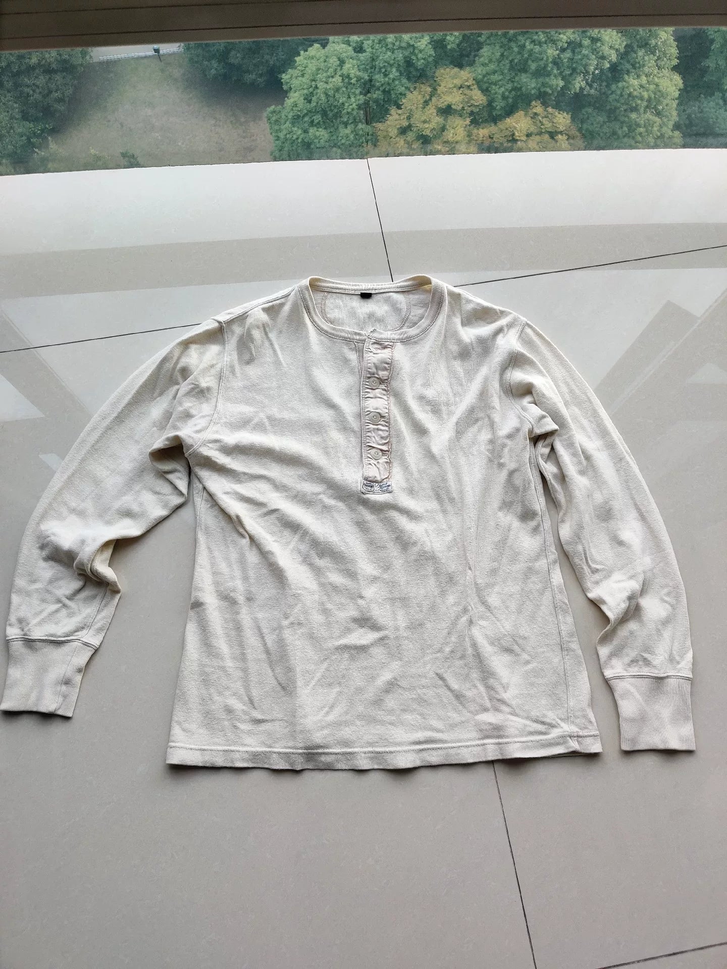 freewheelers henley long sleeve shirt 36