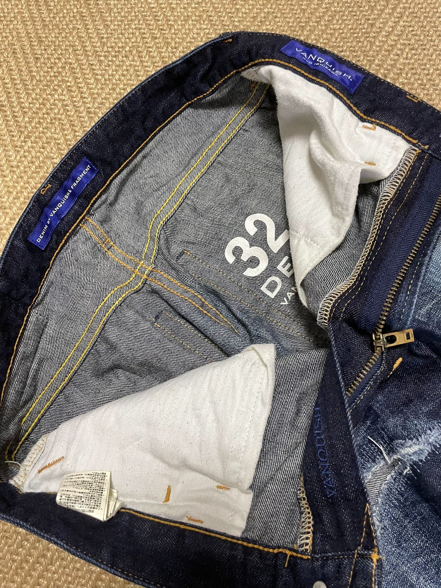 Vanquish & Fragment Cropped Denim Jeans