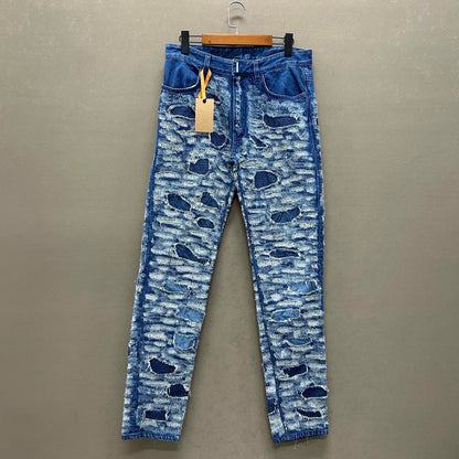 Givenchy Distressed Blue Denim Jeans Size 31