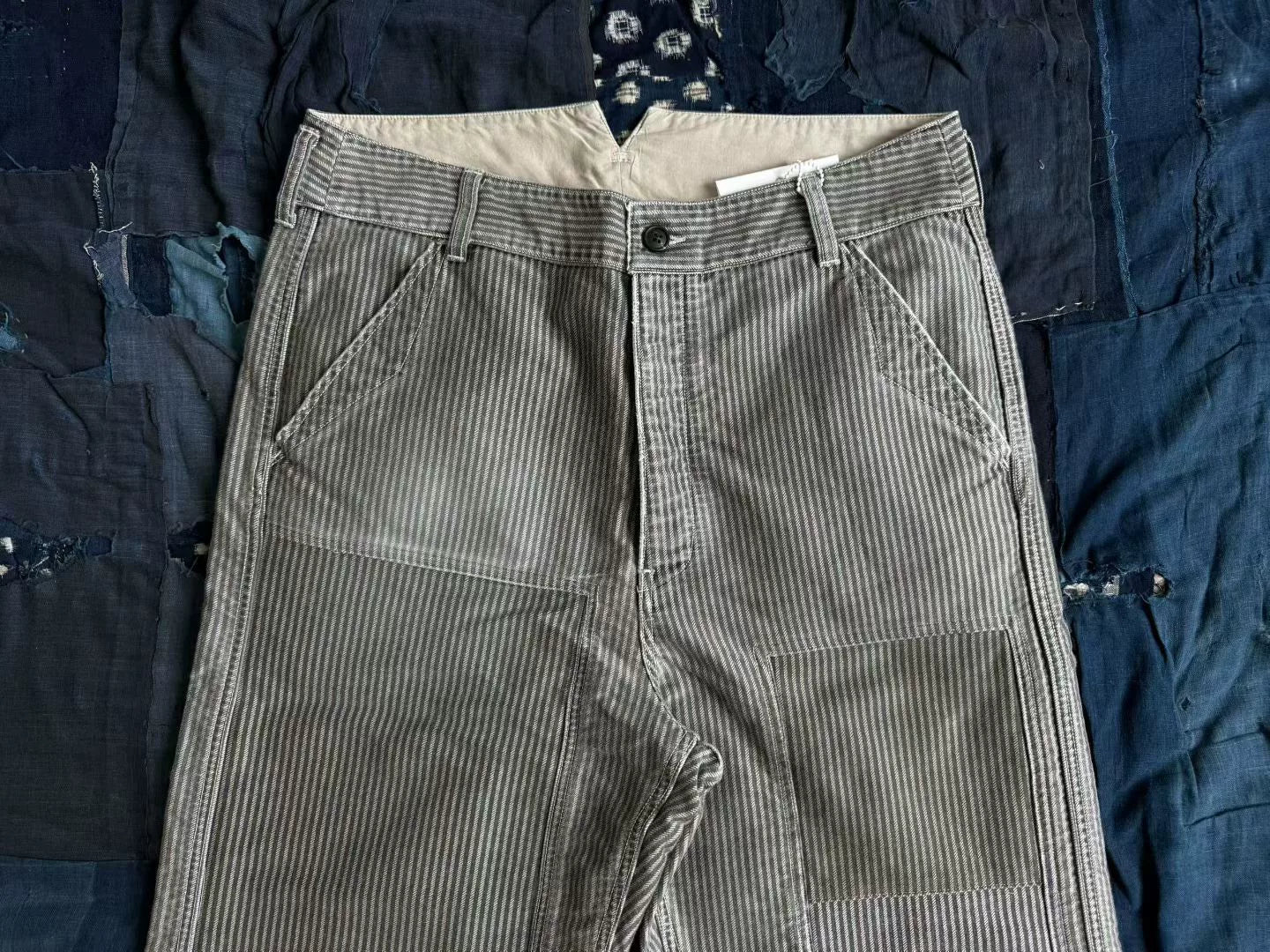VISVIM 25AW Pastoral Striped Moleskin Pants