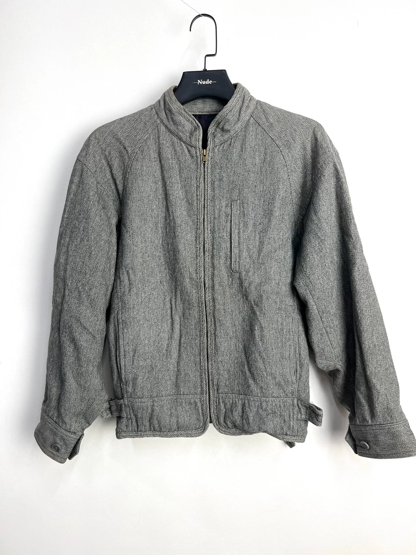 issey miyake men woven short jacket