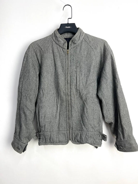 issey miyake men woven short jacket