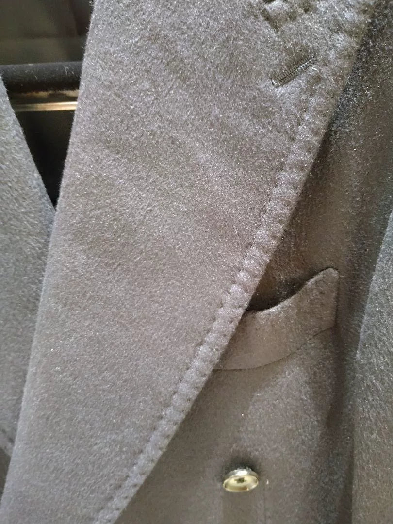 navy double-breasted ring jacket