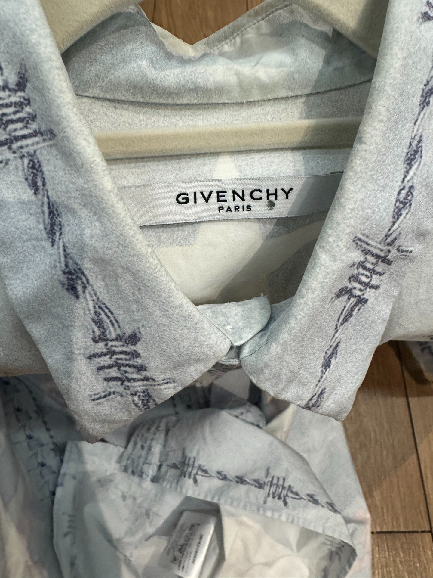 Givenchy Flame Shirt with Jesus Print