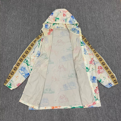 gucci x disney white reflective jacket
