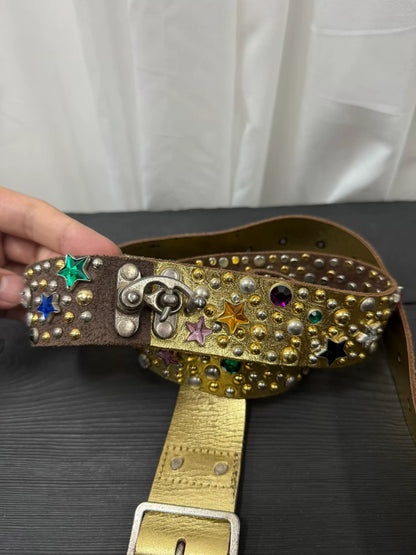 studded star visual belt by The Soloist