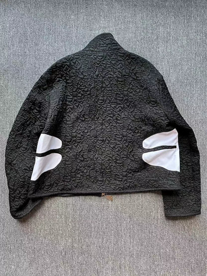 namacheko short jacket with contrast pockets