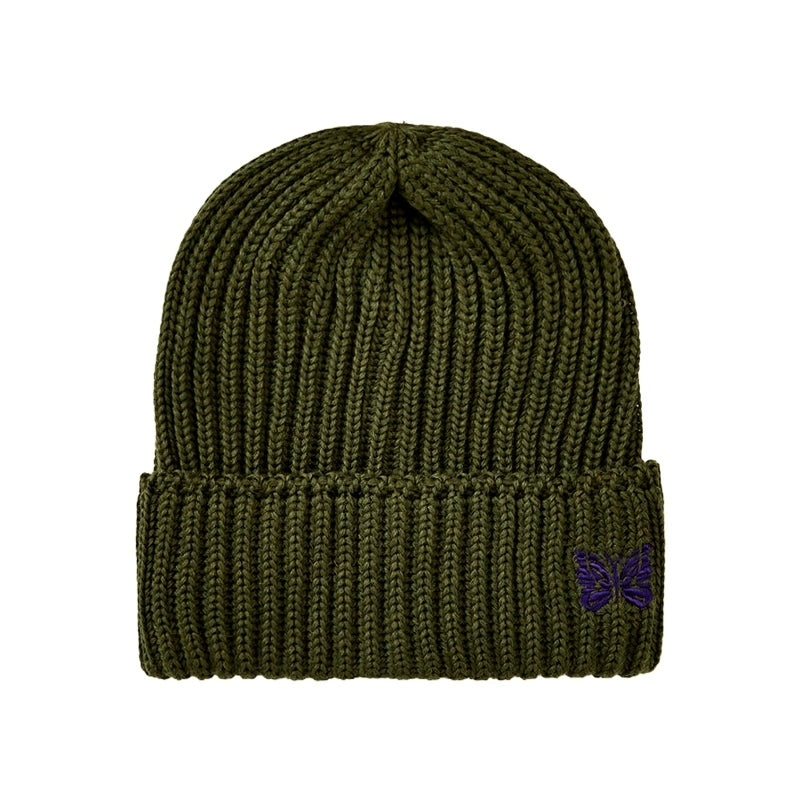 NEEDLES Wool Butterfly Embroidered Watch Cap