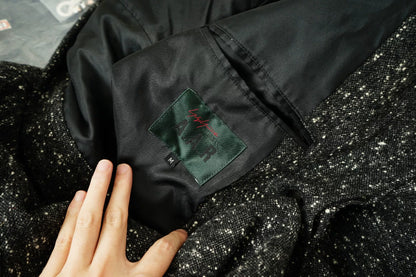 Yohji Yamamoto Snowflake Fleece Hooded Coat