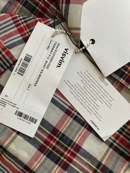 VISVIM Plaid Short-Sleeve Shirt