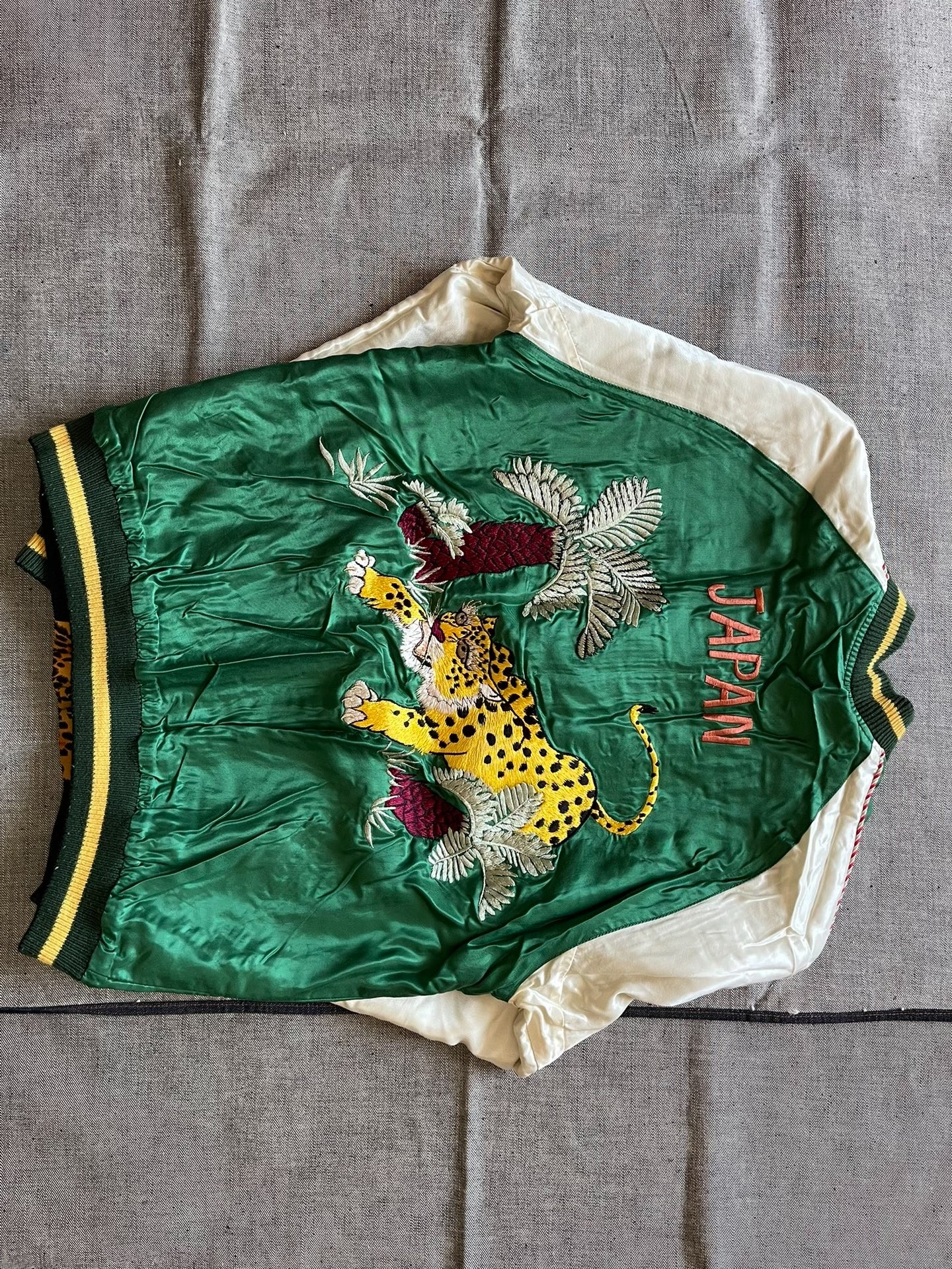 Toyo Beams Leopard Souvenir Embroidery Jacket