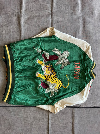 Toyo Beams Leopard Souvenir Embroidery Jacket