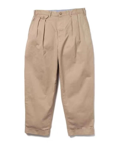 BEAMS PLUS Double Pleated Tapered Pants