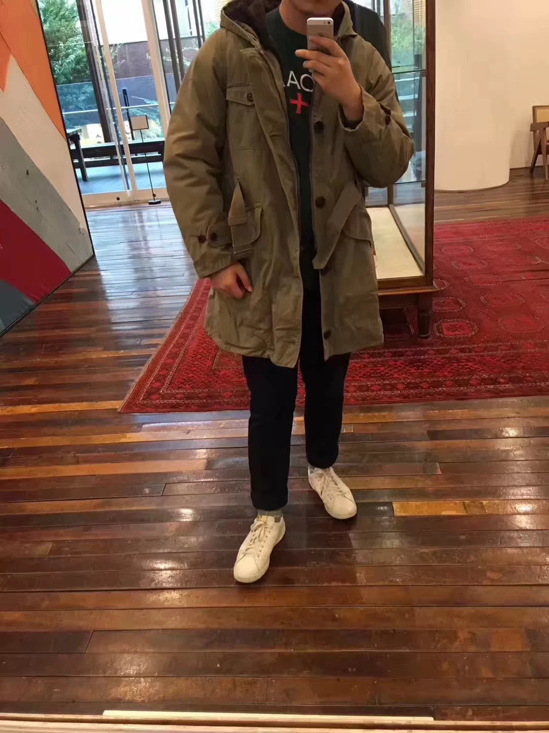 visvim admiral parka wool and alpaca blend