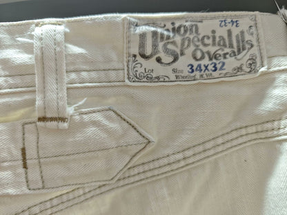 Freewheelers White Pants Size 34