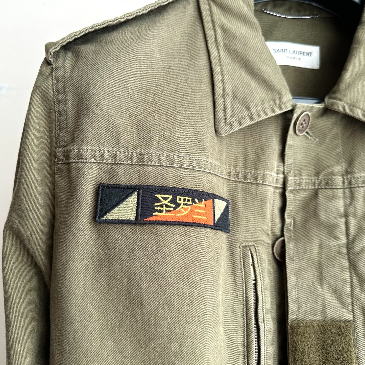 Saint Laurent Olive Green Hunting Jacket