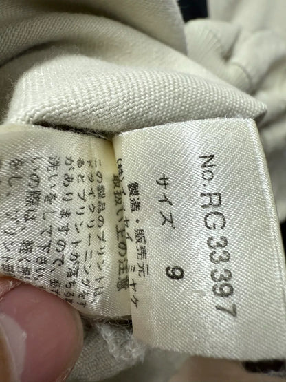 issey miyake men canvas jacket in beige