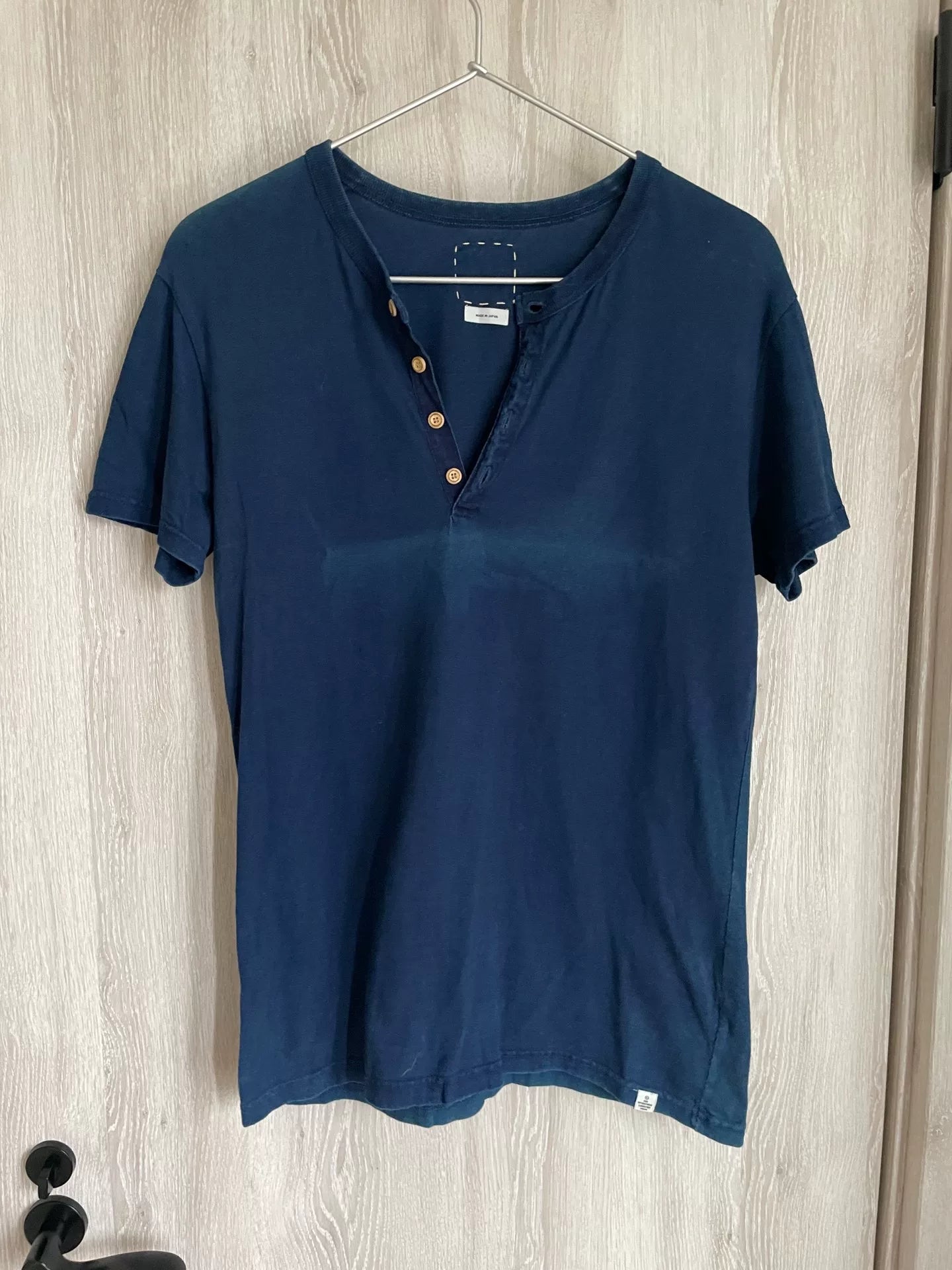 Visvim Indigo Dye Henley S/S