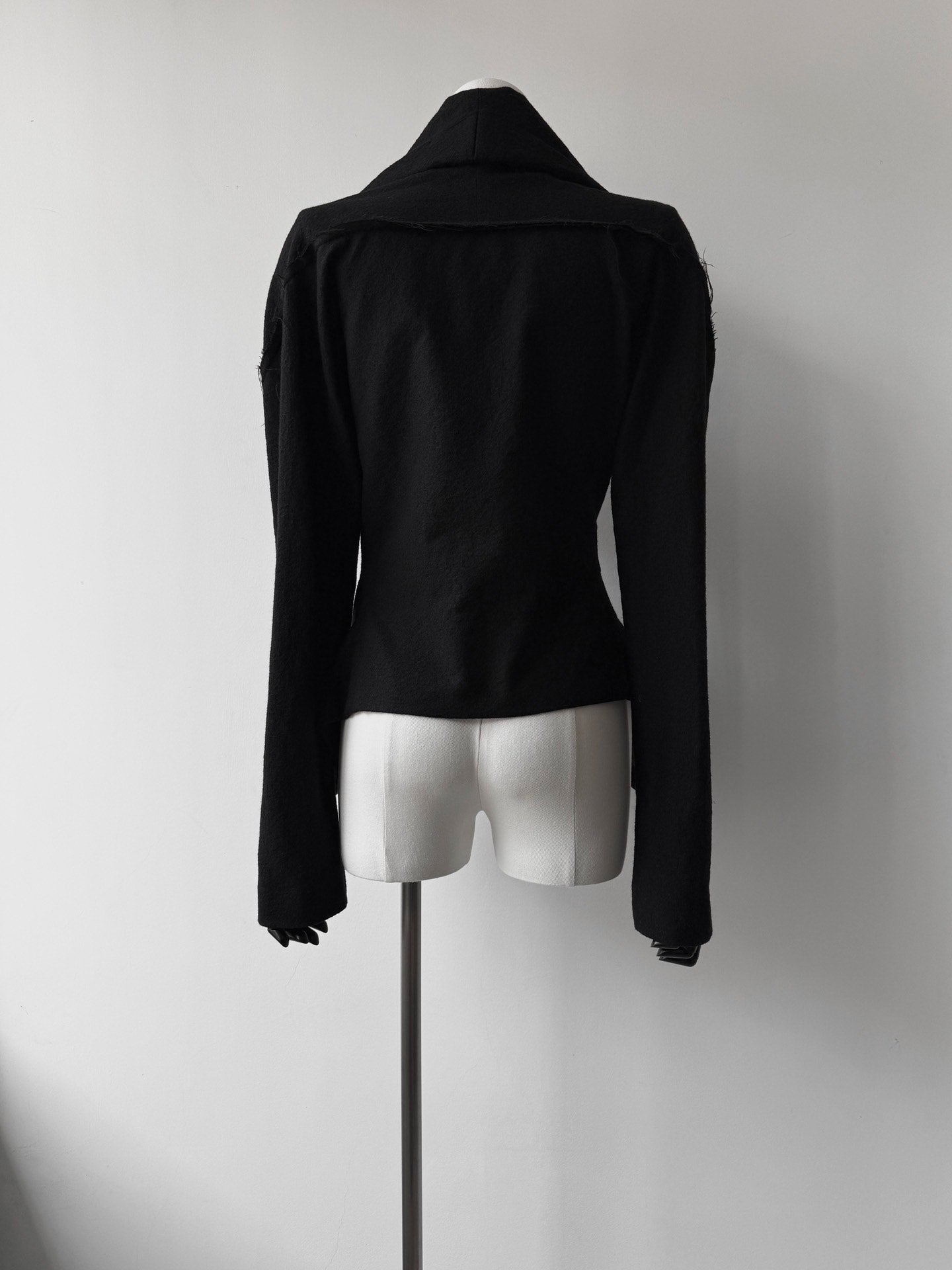 Yohji Yamamoto 24AW Asymmetric Wool Jacket