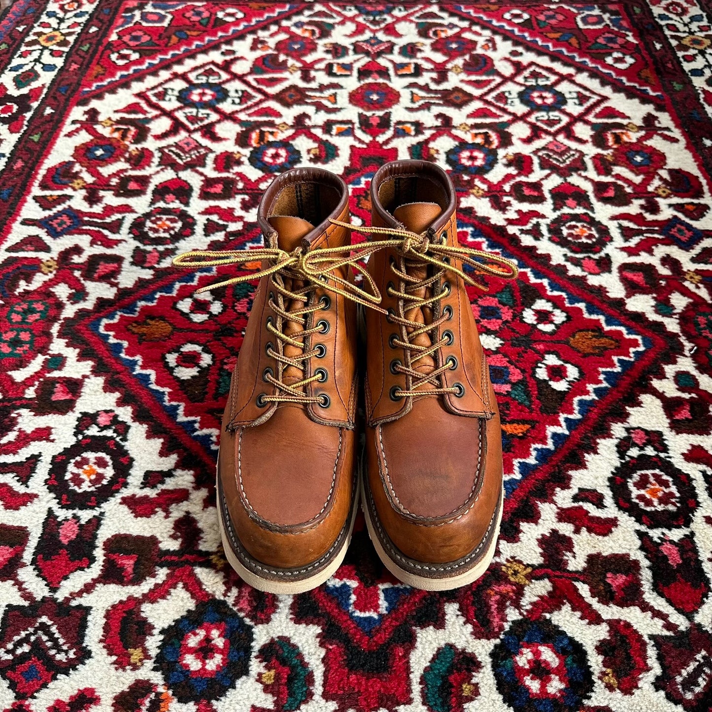 Red Wing 875 Boots with Dog Stamp