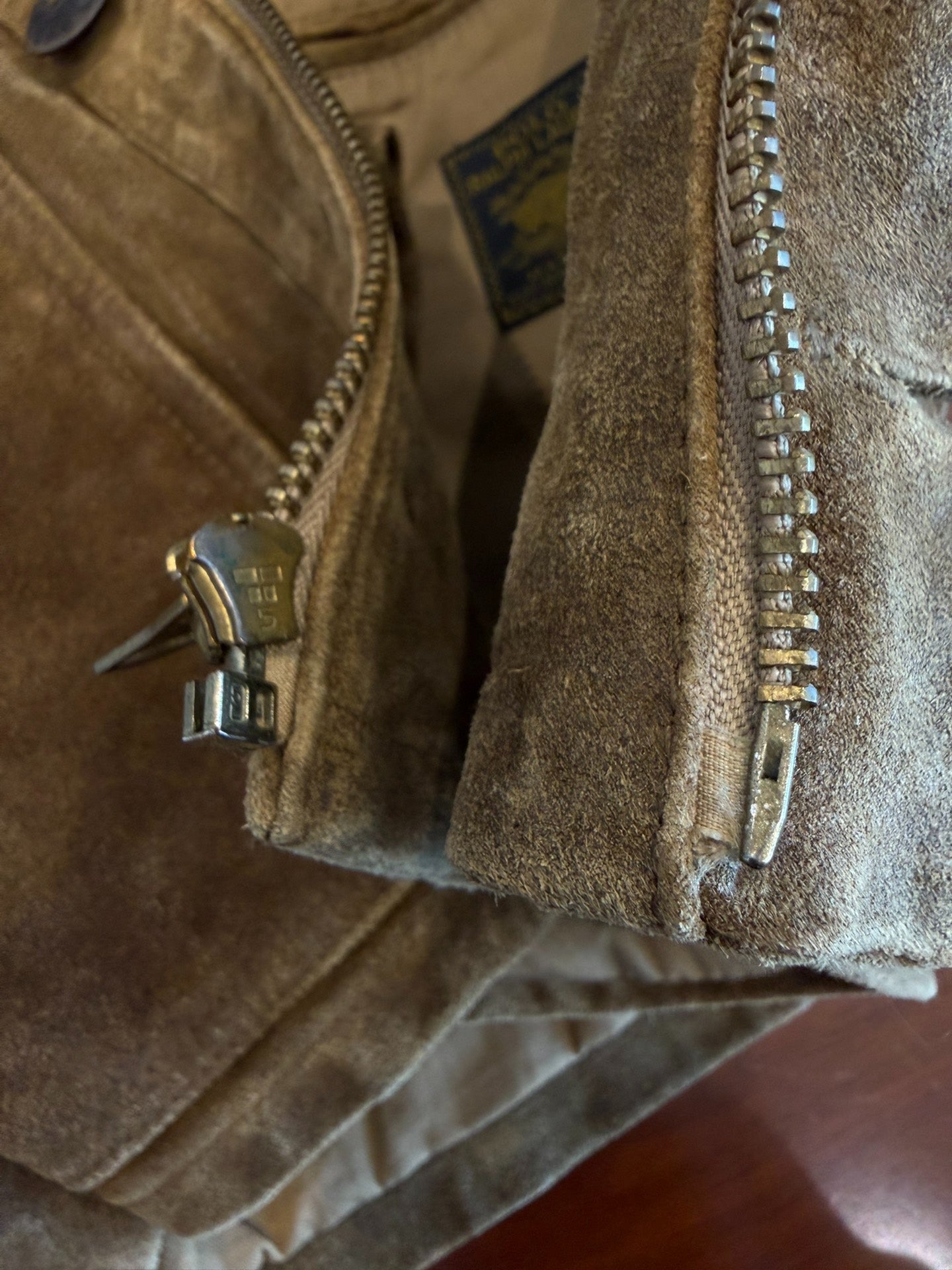 Ralph Lauren Vintage Waxed Leather Jacket