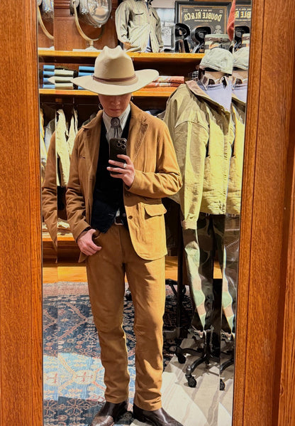 RRL 2026 Spring Cashmere Suede Western Blazer