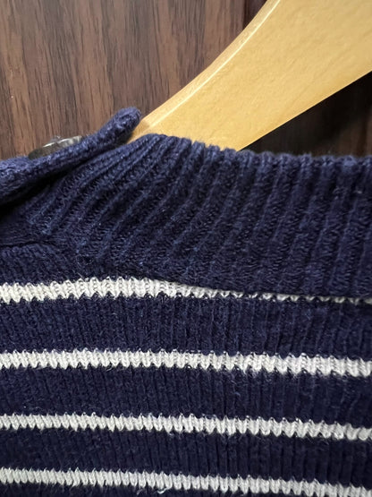 striped navy sweater by RRL