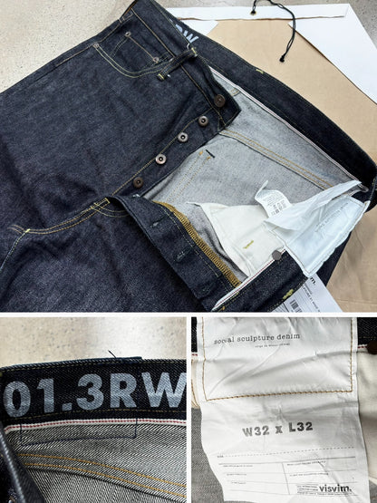 Visvim 25ss Sculpture 01 Wide Raw Denim
