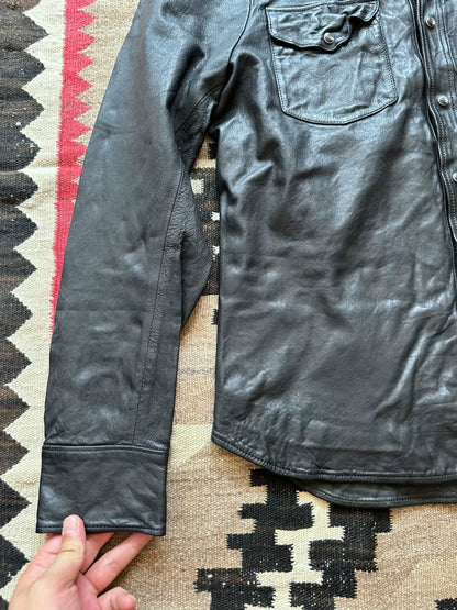 Ralph Lauren Leather Shirt Jacket