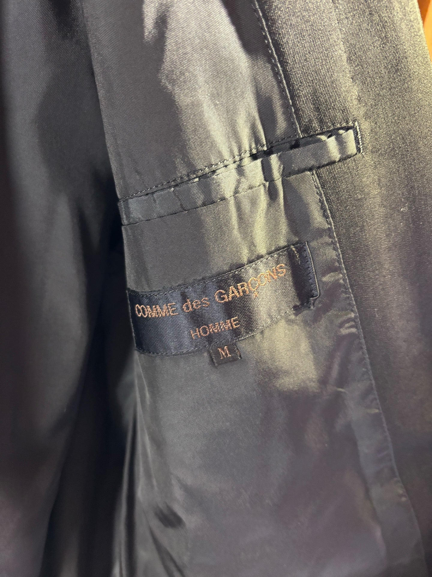 Comme des Garçons Homme Zipper Suit