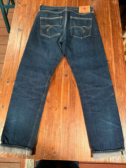 Flat Head 3012 Raw Denim Jeans