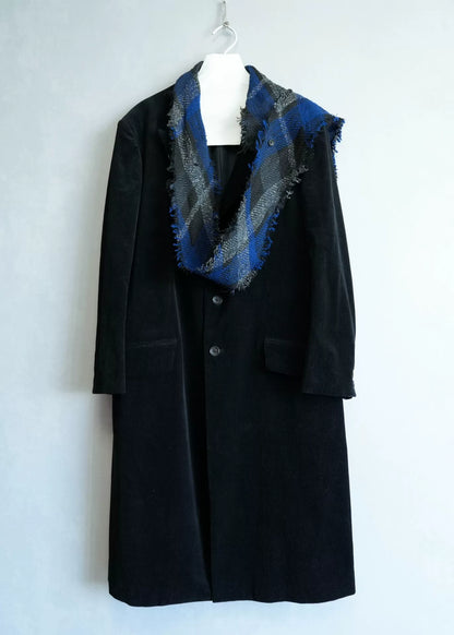 Yohji Yamamoto Corduroy Coat with Scarf