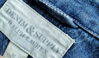 Ralph Lauren RRL Distressed Denim Shirt Jacket