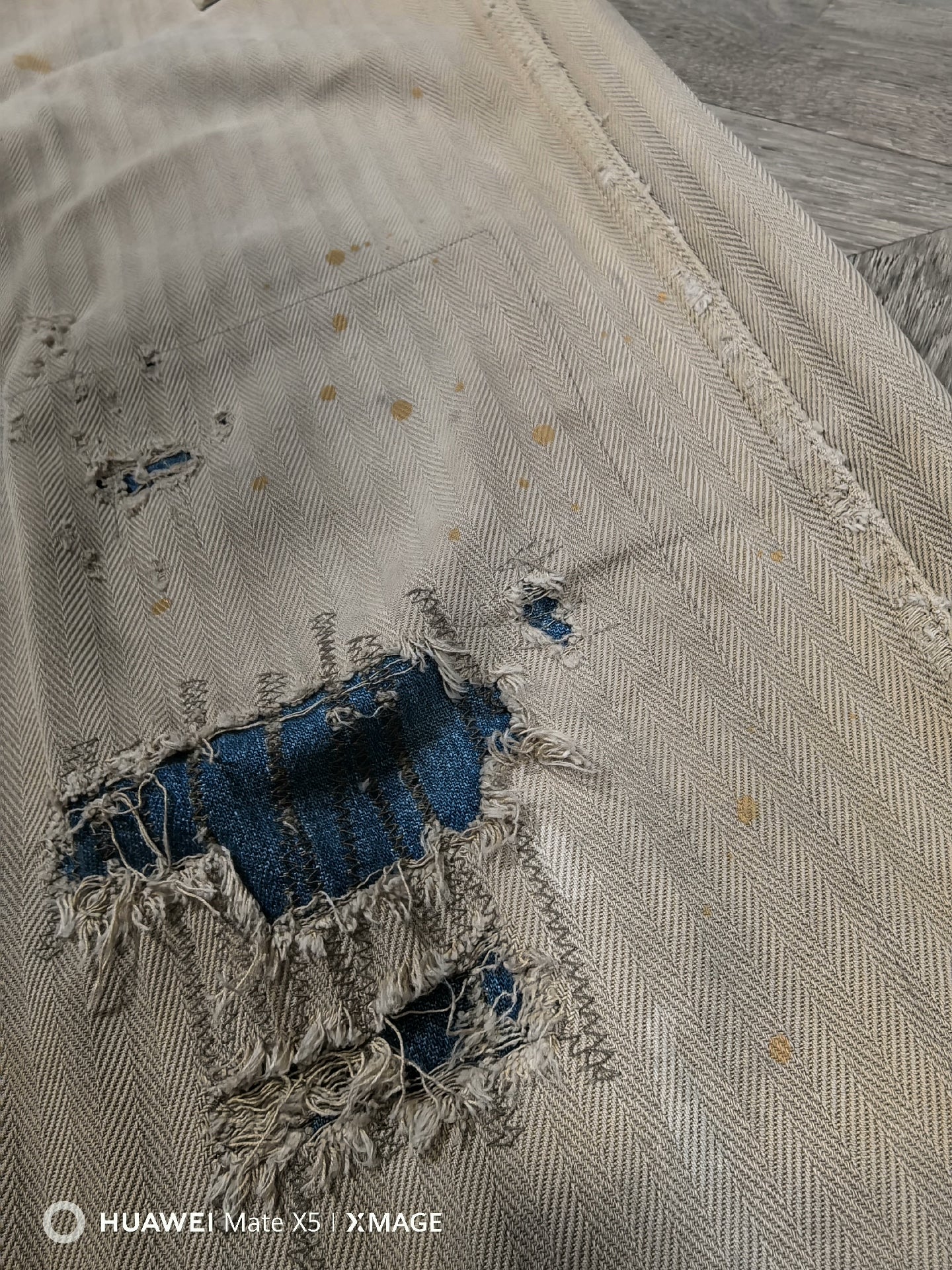 visvim 19SS veterans pants in khaki