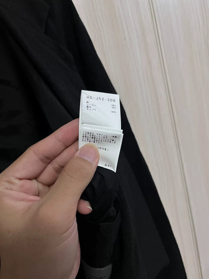 Yohji Yamamoto Black Mushroom Coat